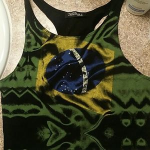 Crop top, Brazil themed