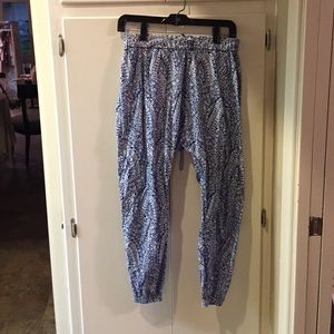 Size 14 CrewCuts printed cotton harem pants