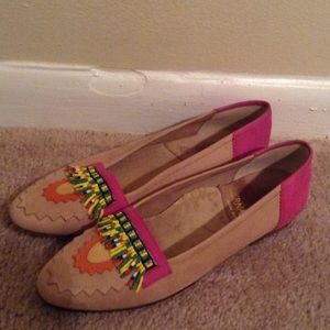 Bernardo Flats Beaded Made in Italy size 8.5