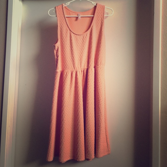 Peach Dress