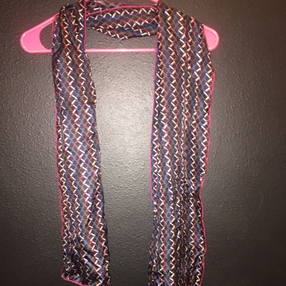 Multi colored silk scarf- Talbots