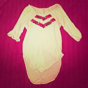 FLASH SALE! Free People Embroidered Peasant Top!