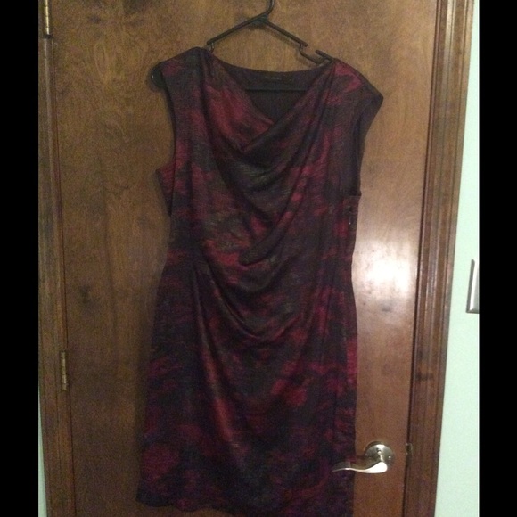 The Limited swoop neck dress
