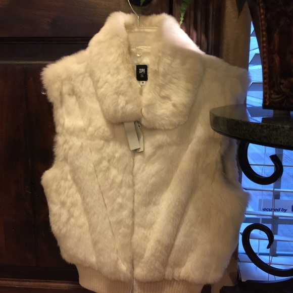 100% Rabbit Fur Vest