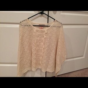 Large lace top
