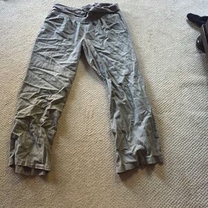 Gray old navy fold over pant
