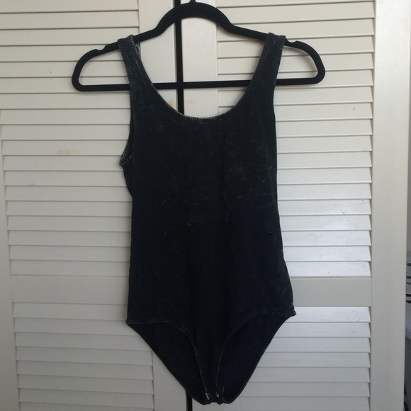 H&M black peppered leotard