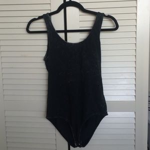 H&M black peppered leotard