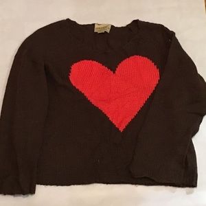 Cozy Wildfox Heart Sweater