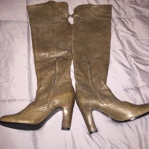 Sam Edelman green knee high boots