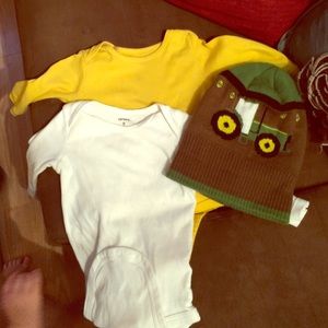 Carter Onsies & John Deere Bennie