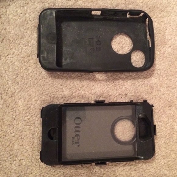 iPhone 4/4s black otterbox protective phone case