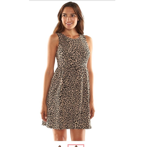 Apt 9 Animal Print Tank Dress - NWT