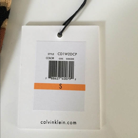 Calvin Klein Leopard Sleeveless Sweater Dress - Picture 4 of 4