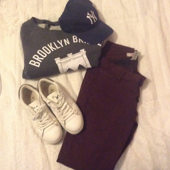 🎀SOLD🎀 Maroon Charlotte Russe skinny jeans