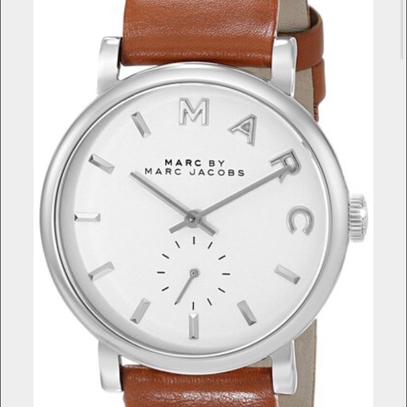Marc Jacobs Small "Baker" Leather Watch