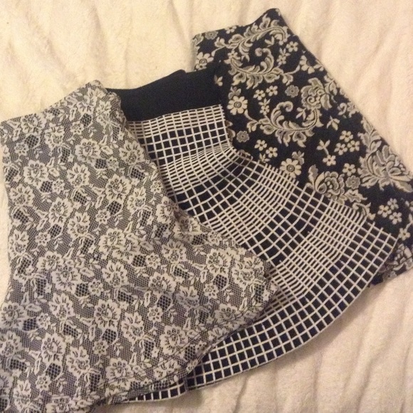 Black and white skirt bundle!