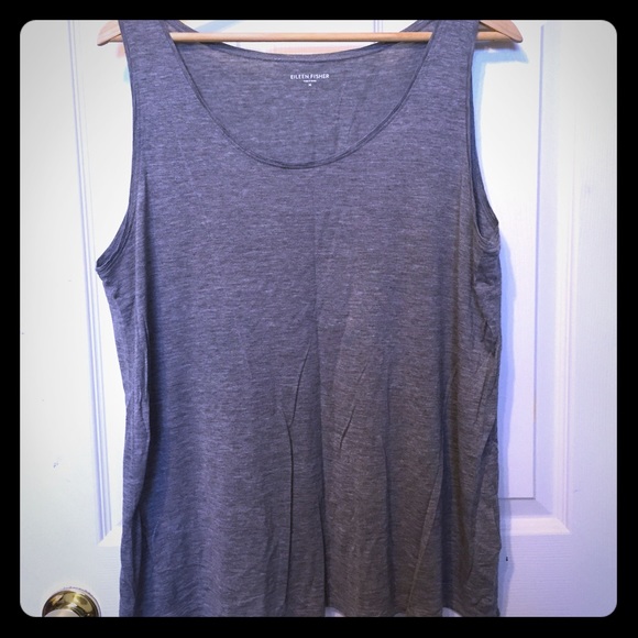 Grey Eileen Fisher tank top