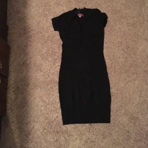Short sleeve sweater dress