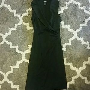 Black collard dress
