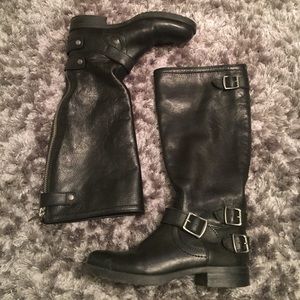 Tall Leather Boots