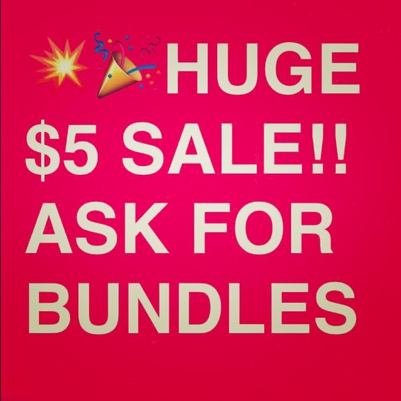 HUGE $5 SALE!!