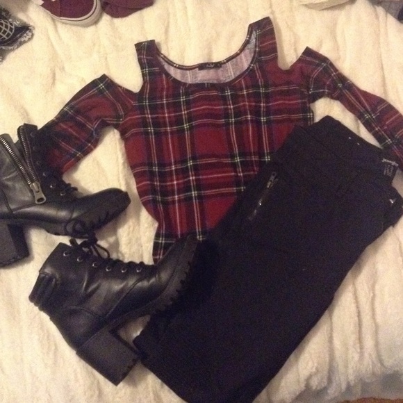 Sexy punk crop top