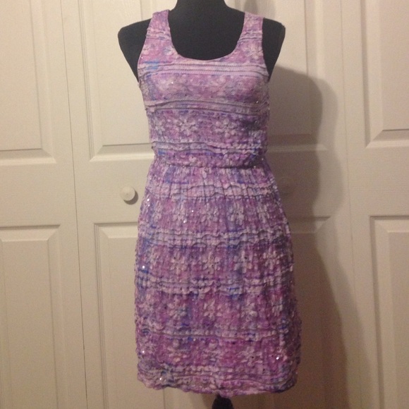 Sparkly purple dress