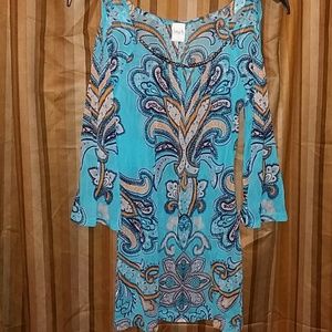 A blouse with flowers