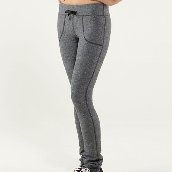 ISO Herringbone/ Cocopique Lululemon Skinny Wills