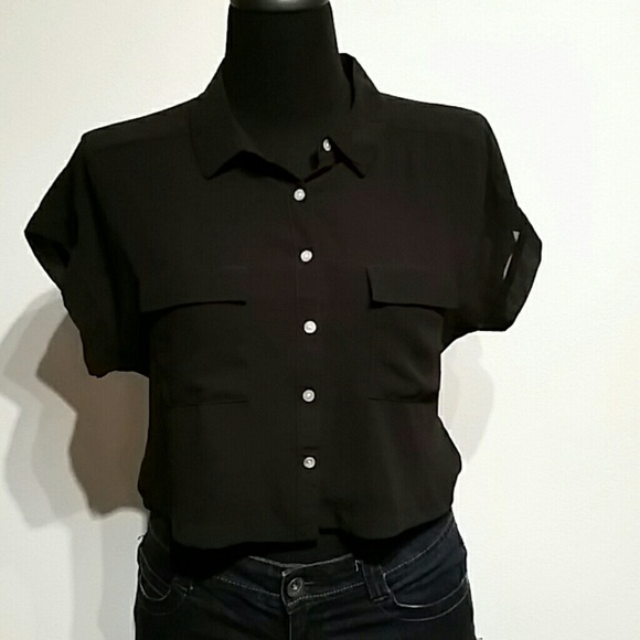 Sheer crop top