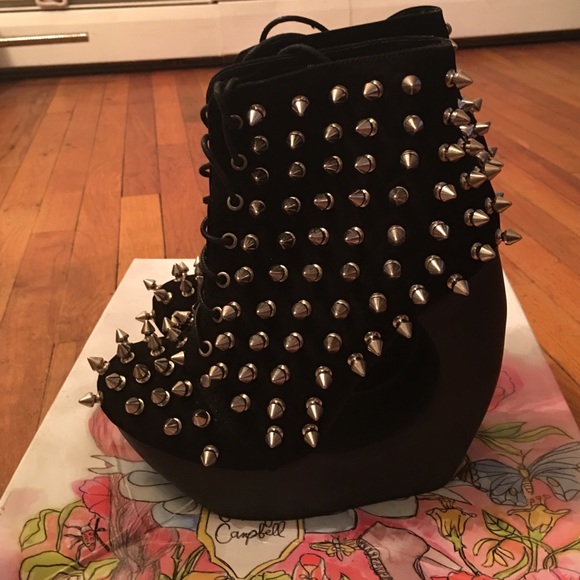 Jeffery Campbell Spiked Wedge Boots