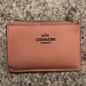 Coach mini wallet keychain