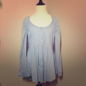 Final Price Anthropologie Lil Boho Cotton Top Sz 8