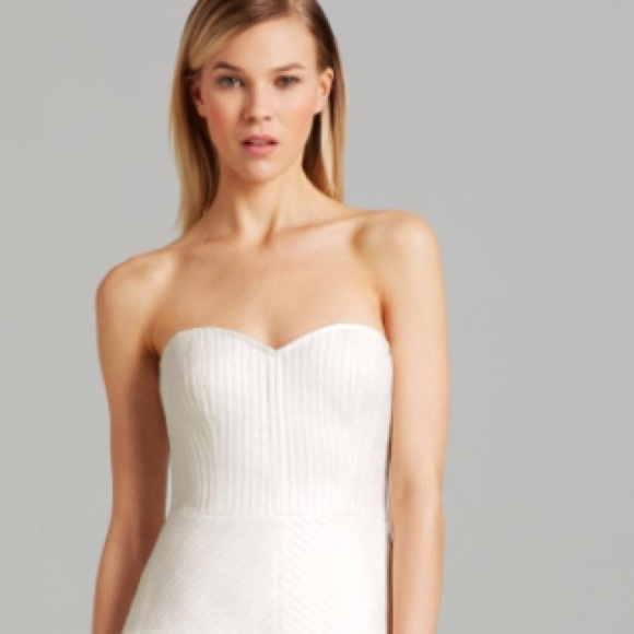TrinaTurk White Corset Top
