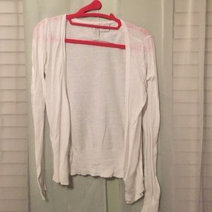 White cardigan
