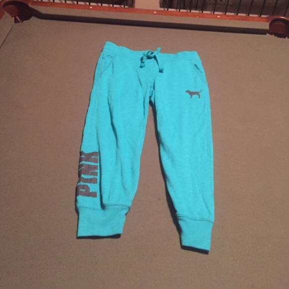 Pink picked sweat pants - Picture 1 of 4