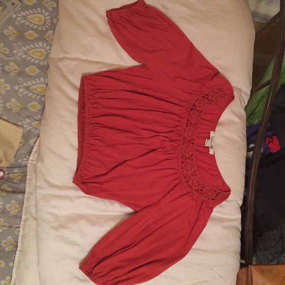 Burnt Orange Crop Top