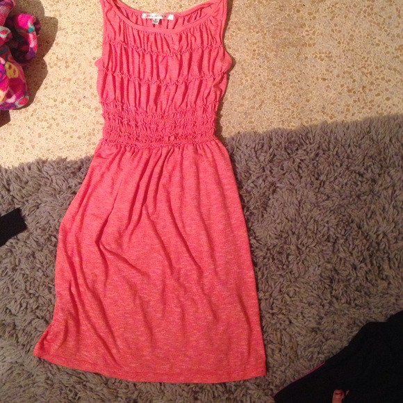 Coral dress