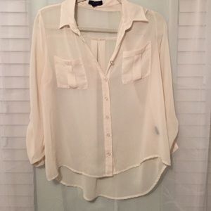 Cream blouse