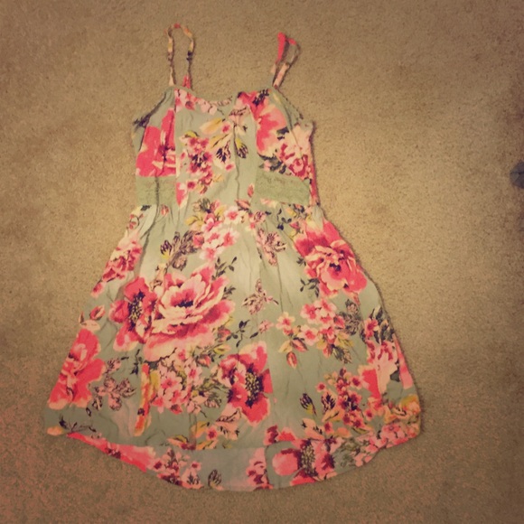 Asymmetrical Floral Sundress - Picture 1 of 3