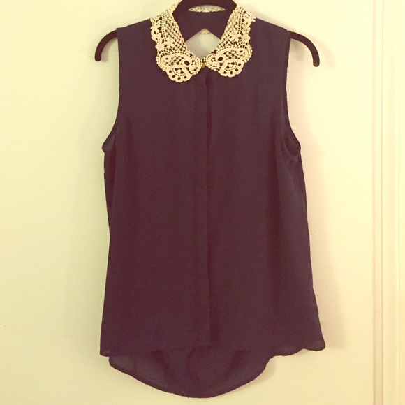 Navy Blouse