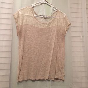 Sand color top