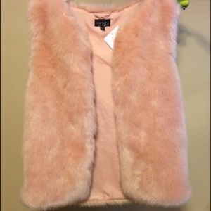 TOPSHOP Fur Gilet