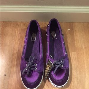 Purple Vans, Size 7.0, Brand New