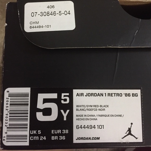 🐶sold🐱air jordan 1 retro 86 bg - Picture 4 of 4