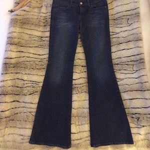 Dark flared jeans