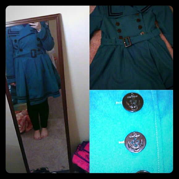 Hellbunny Millie Coat (teal)