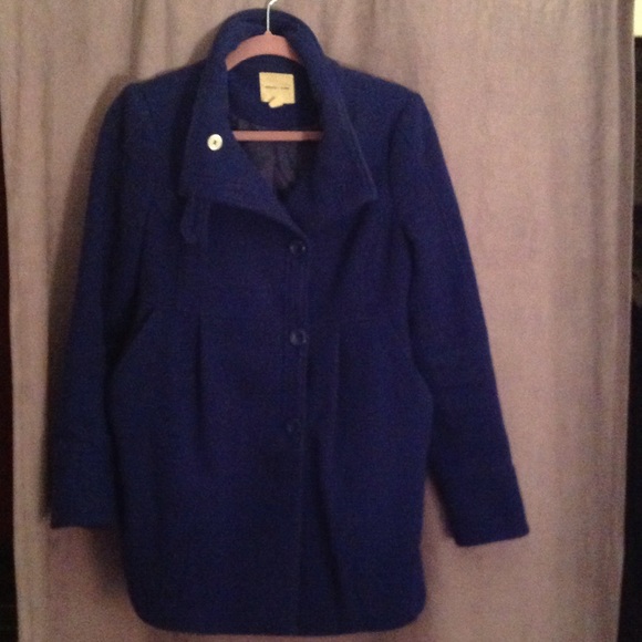 Royal blue pea coat