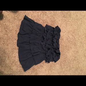 Abercrombie Kids strapless navy blue top